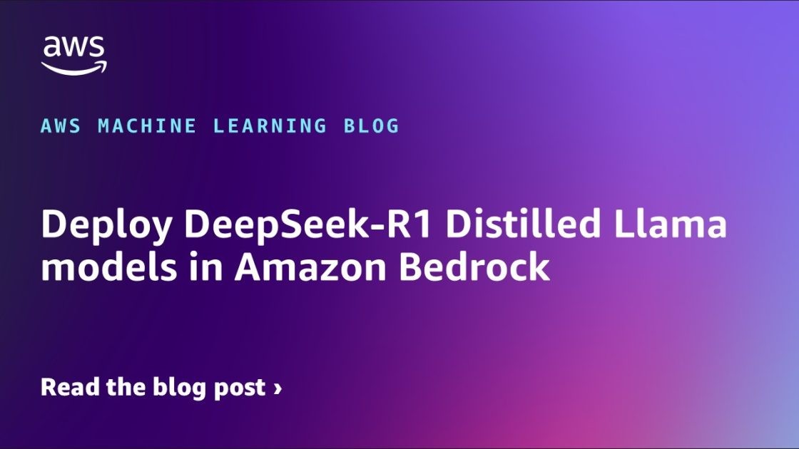 DeepSeek-R1 distilled Llama models