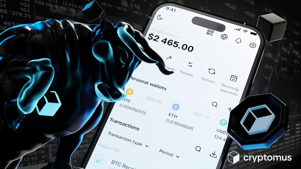 Cryptomus Shakes Up Crypto: Unveils Fee-Free iOS App and Launches Rewarding  CRMS Token