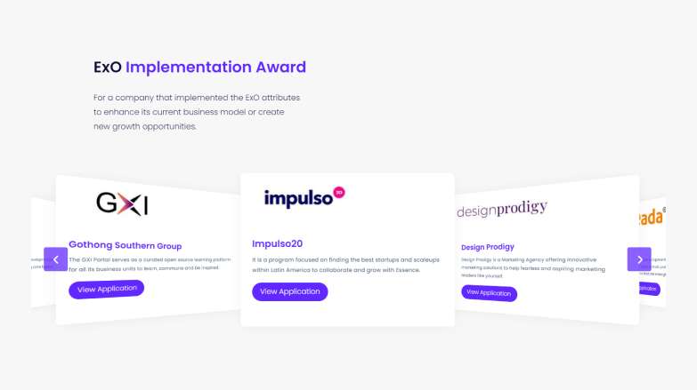 ExO Implementation Award Case Studies